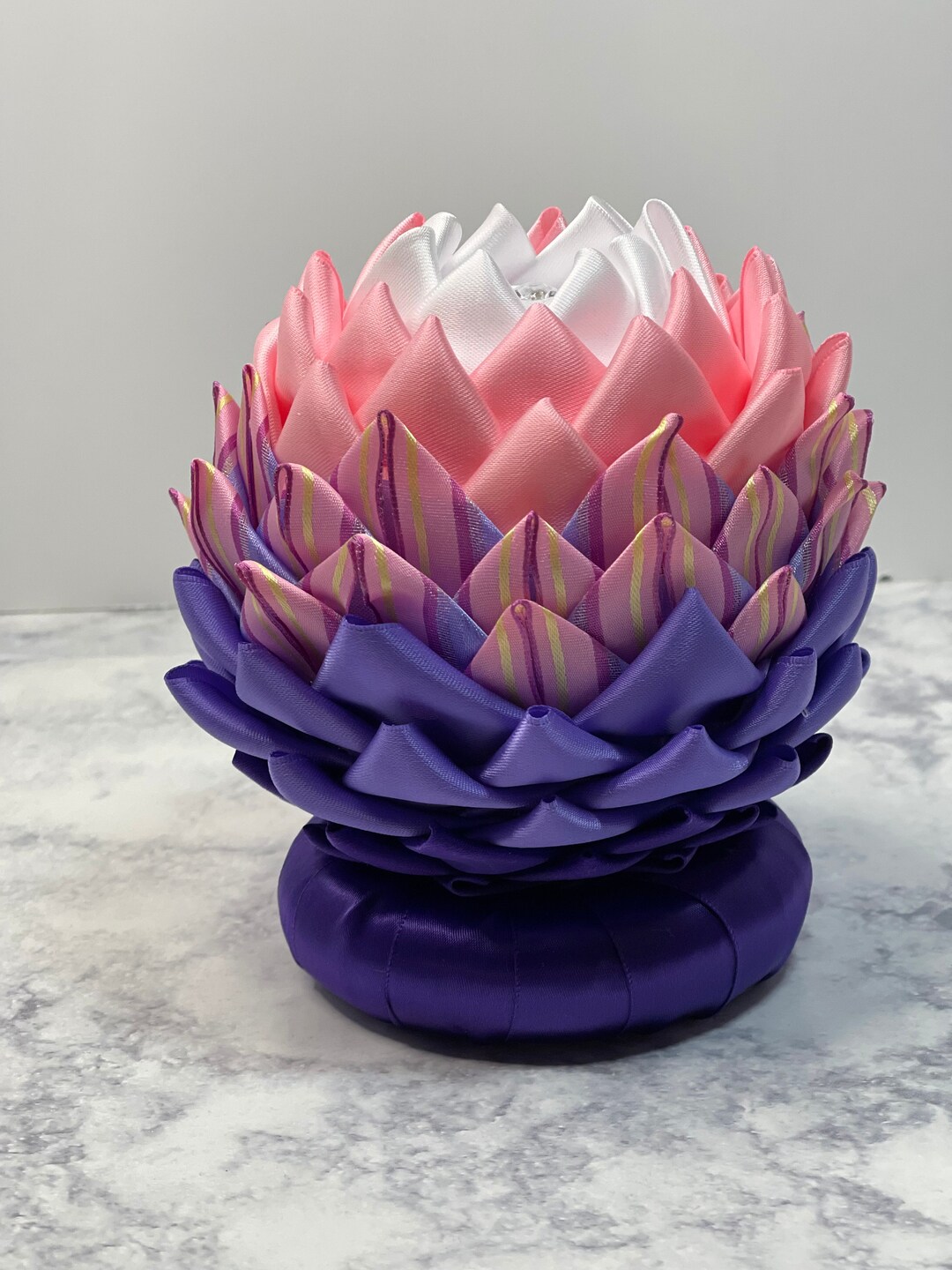 Water Lily Centerpiece Decor, Mothers Day, Birthday Gift, Unique