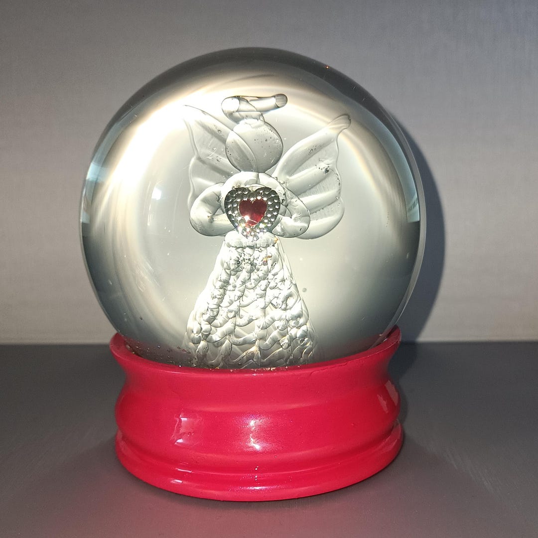 Snow Globe Invisible Angel - Etsy