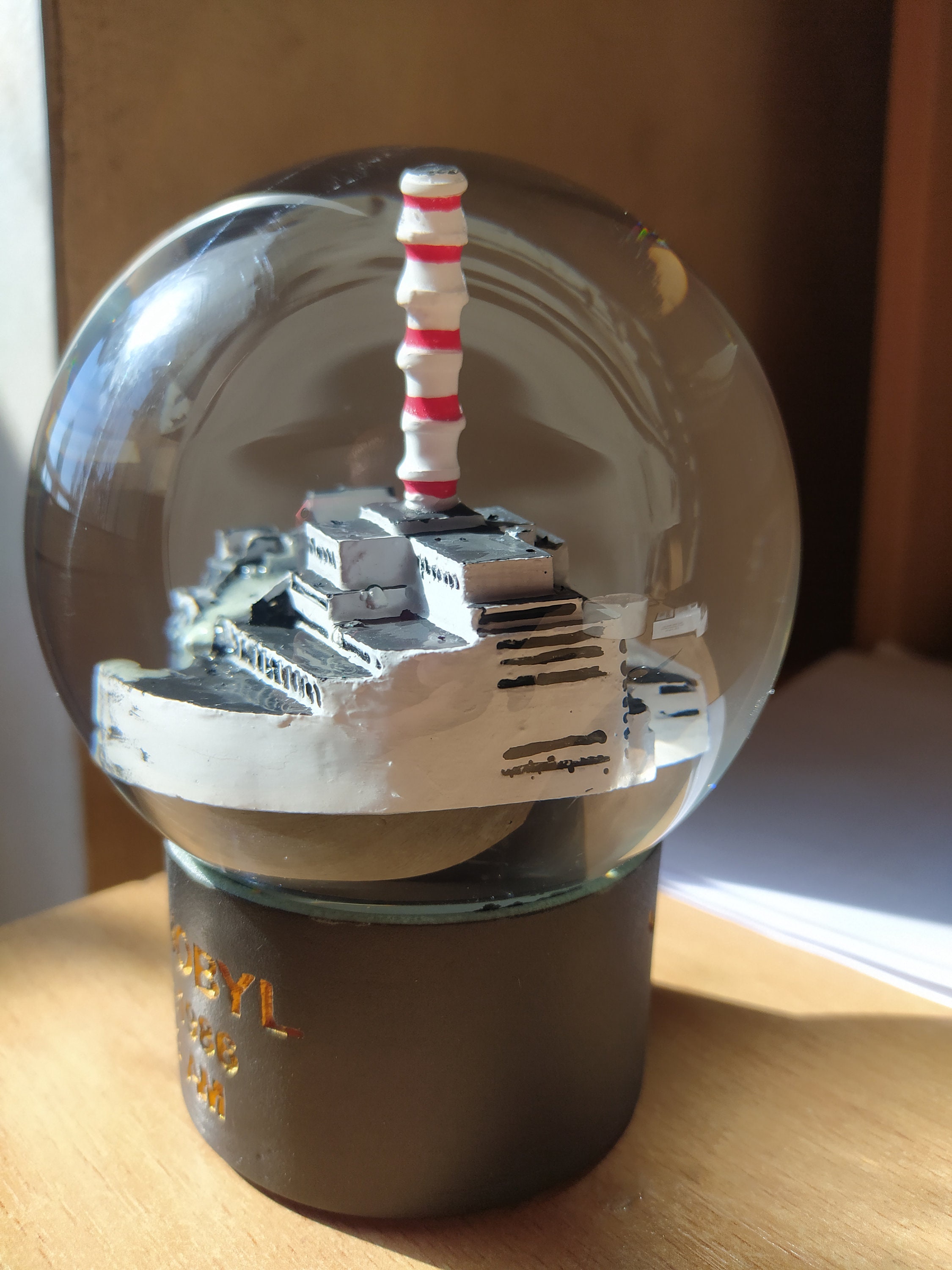Chernobyl. Original Snow Globe. Glass Globe. Glow in the Dark Etsy UK