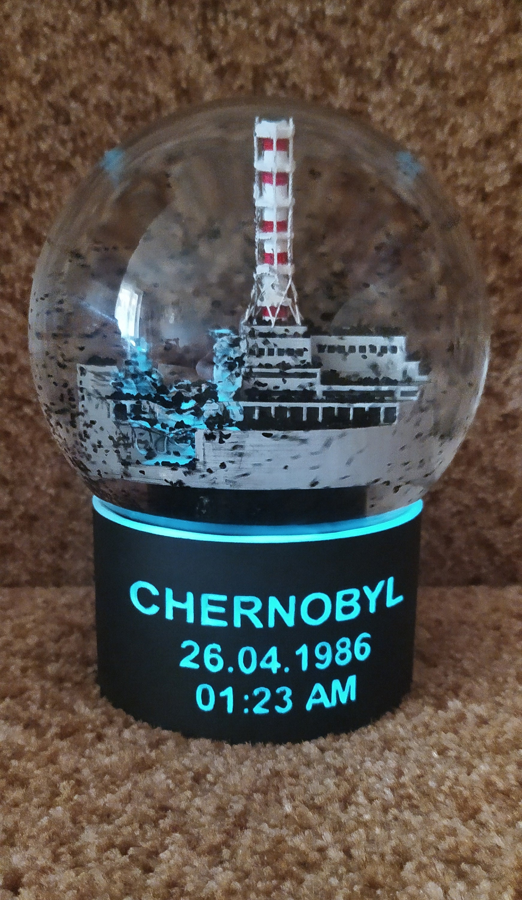 Chernobyl. Original Snow Globe. Glass Globe Diameter 15 Etsy