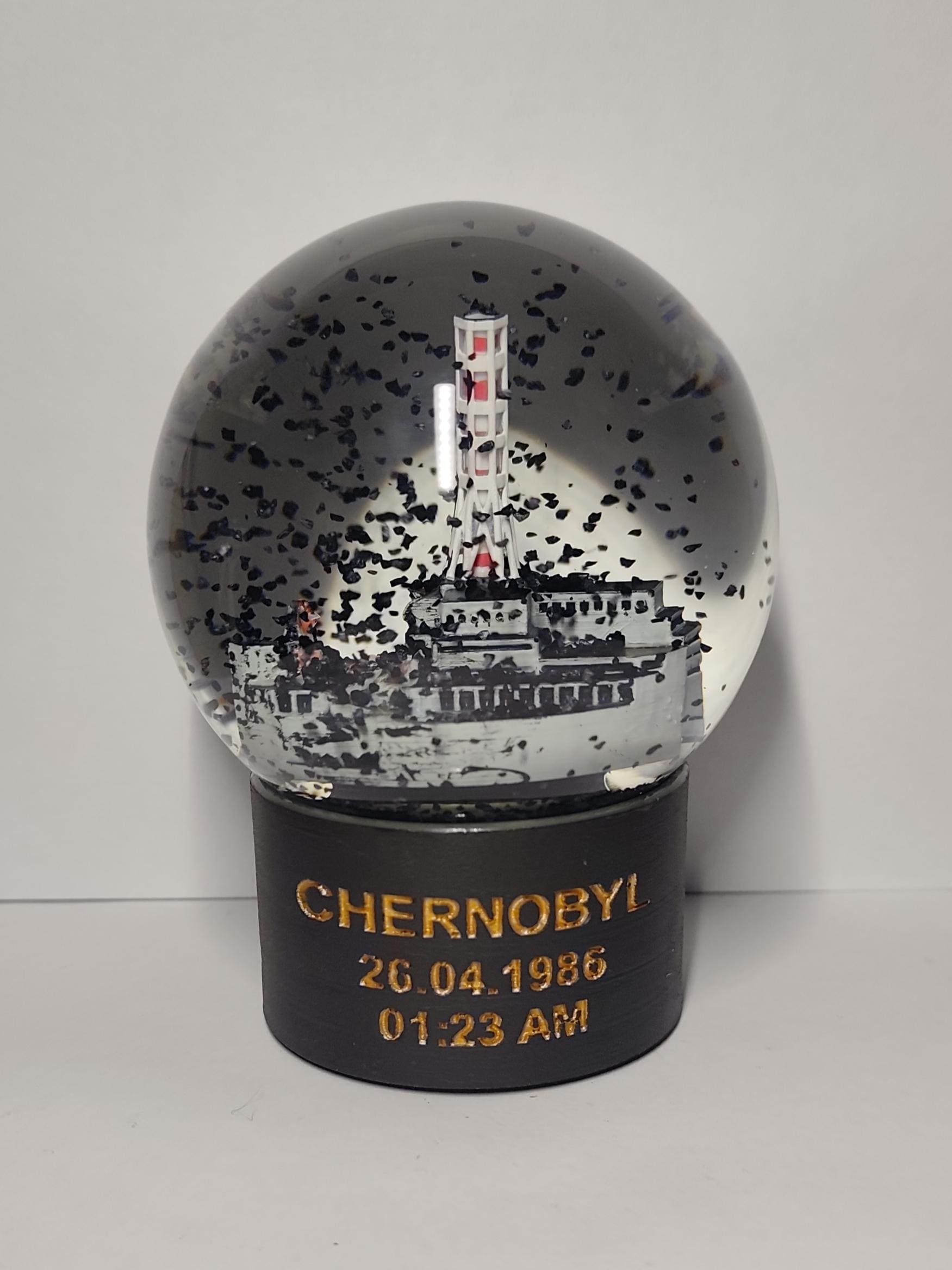 Original Snow Globe Chernobyl©. Glow in the Dark - Etsy