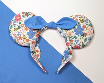 Mickey Ears, Rifle Paper Co Disney Ears, Minnie Ears Headband, bowband, primavera