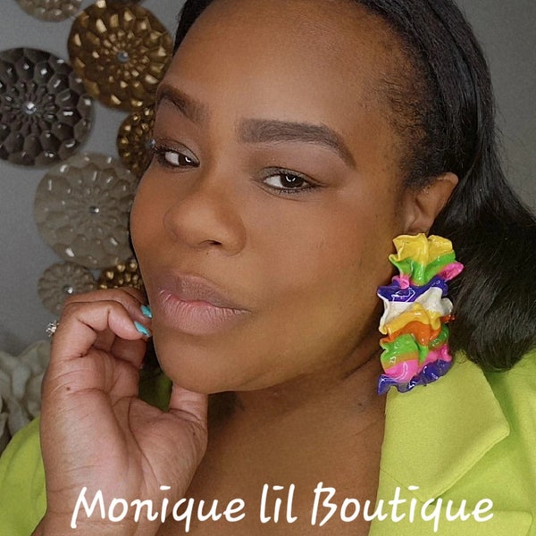 Allow me to introduce you to Monique_lil_Boutique, home of handmade tassel earrings and more by me, Shawna. Beautiful Polymer clay earrings