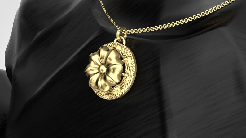 Skyrise Necklace Flowers Jewelry Sky Rising Flower 925k Sterling Silver gift for him Symbolizing Freedom New Art Minimalist Jewelry