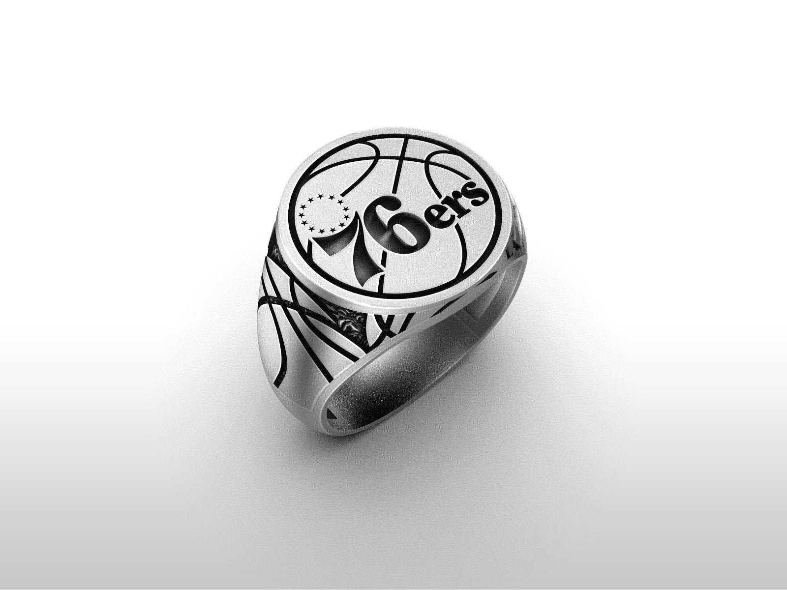 Philadelphia 76ers Ring NBA Championship Fathers gifts Etsy