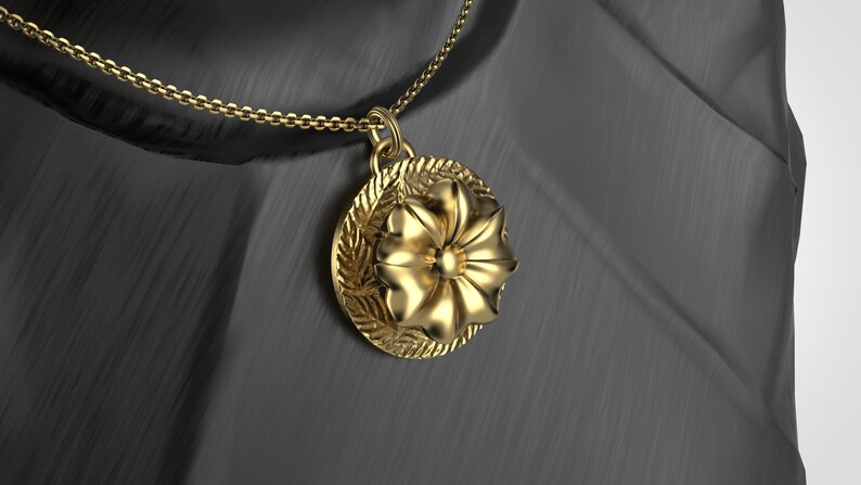 Skyrise Necklace Flowers Jewelry Sky Rising Flower 925k Sterling Silver gift for him Symbolizing Freedom New Art Minimalist Jewelry