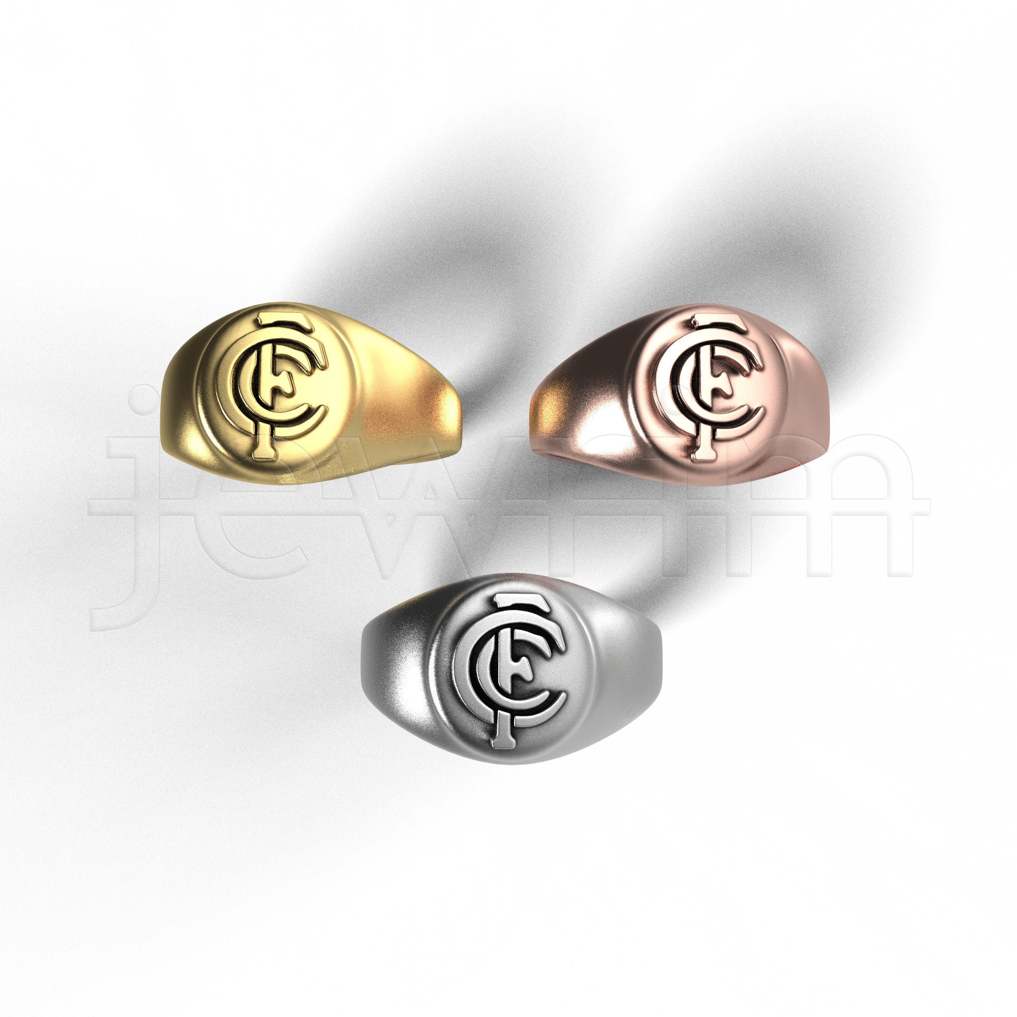 Legend Carlton Football Club Ring Special Design Etsy