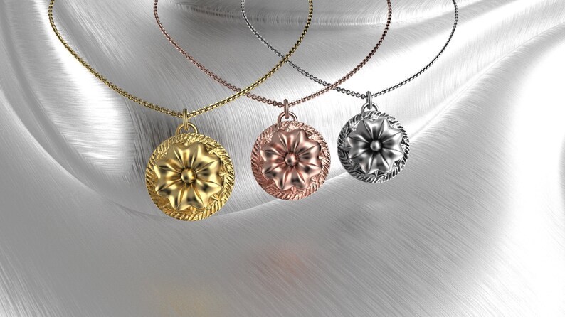 Skyrise Necklace Flowers Jewelry Sky Rising Flower 925k Sterling Silver gift for him Symbolizing Freedom New Art Minimalist Jewelry