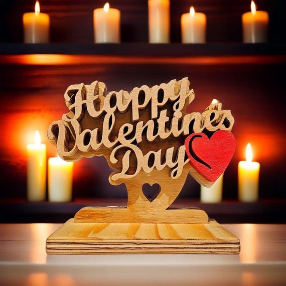 The Happy Valentine’s Day Decorative Plaque