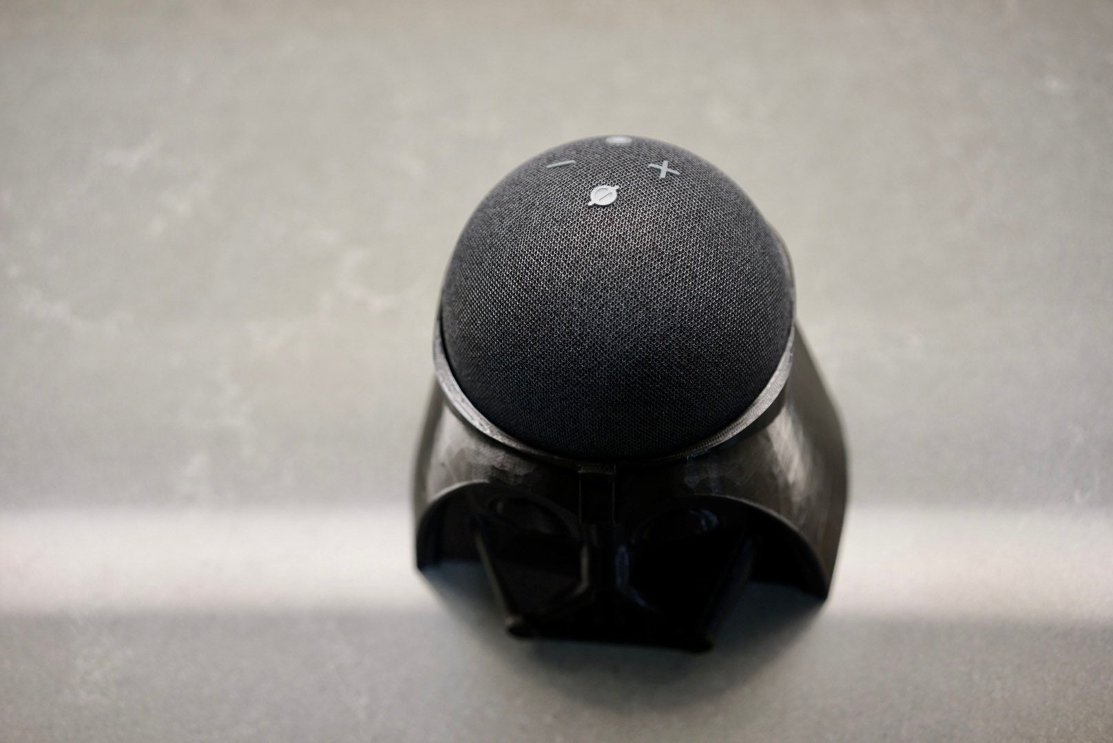レア ダース・ベイダー Amazon Echo Dot（第4・5世代）スタンド Darth Vader inspired Amazon Echo Dot 4th or 5th gen speaker holder