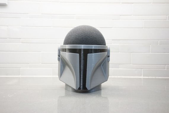 Mandalorian Inspired  Echo Dot 4th or 5th Gen Speaker Holder Stand  Alexa Enabled Smart Home Speaker 3D Printed 1pc -  Denmark