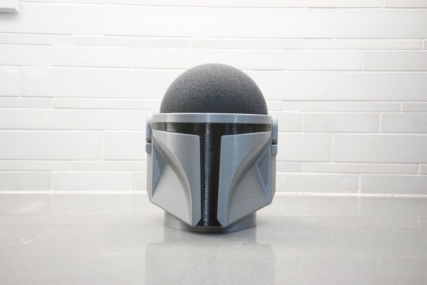 Mandalorian inspired Amazon Echo Dot 4th or 5th gen speaker holder