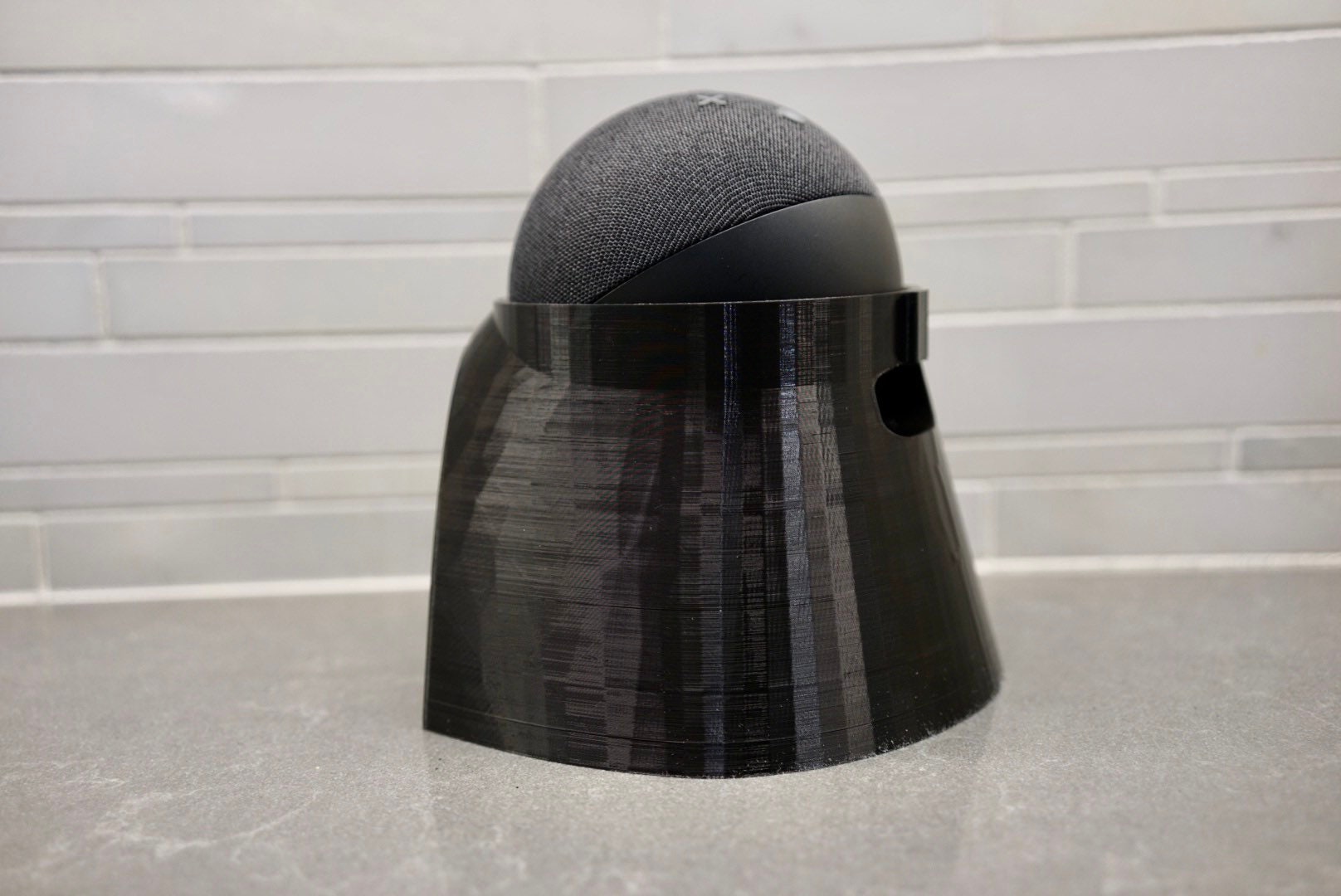 レア ダース・ベイダー Amazon Echo Dot（第4・5世代）スタンド Darth Vader inspired Amazon Echo Dot 4th or 5th gen speaker holder