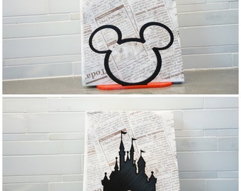 Disney Castle or Mickey inspired 3D printed napkin holder