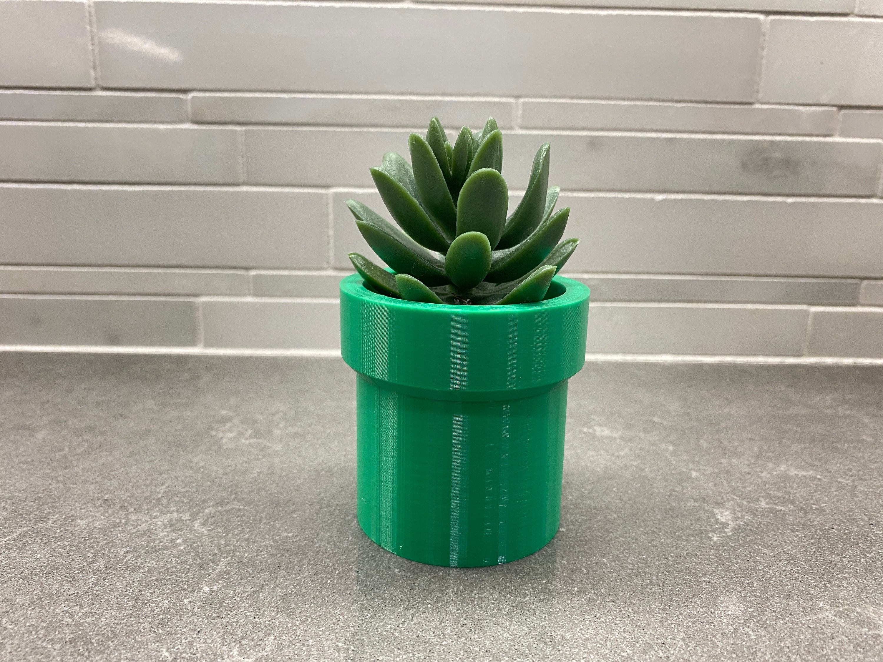 Super Mario Bros Green Pipe Succulent Pot With Drainage Hole Etsy Singapore