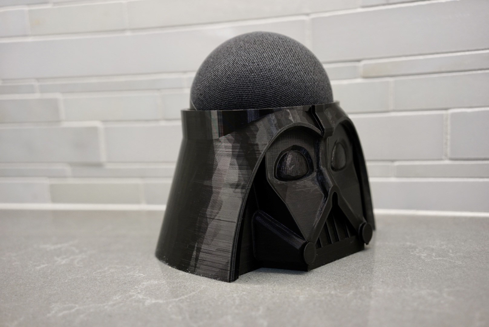 Darth Vader inspired Amazon Echo Dot 4th or 5th gen speaker holder
