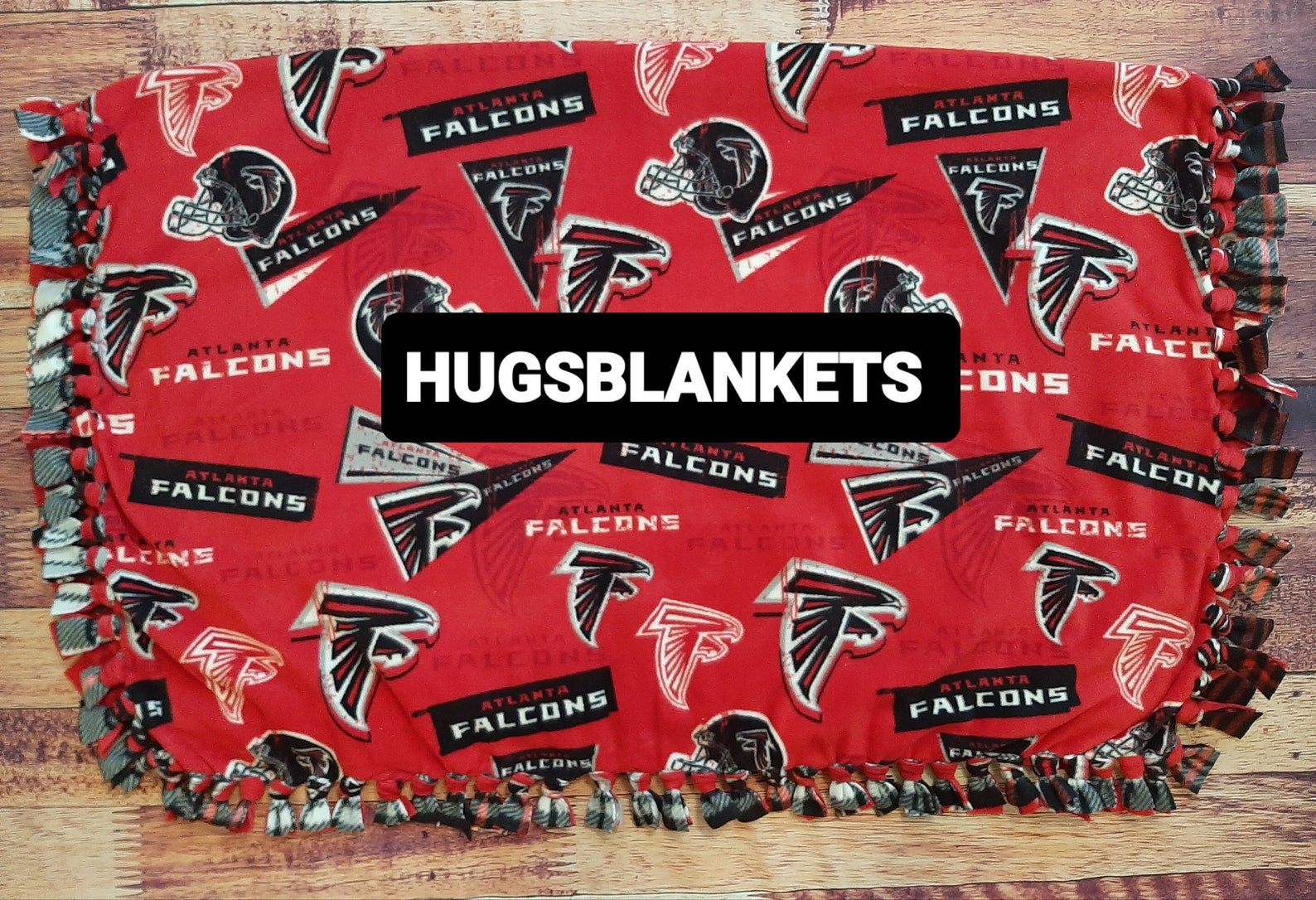 Atlanta Falcons Fleece Blankets No Sew Knotted Fleece Etsy