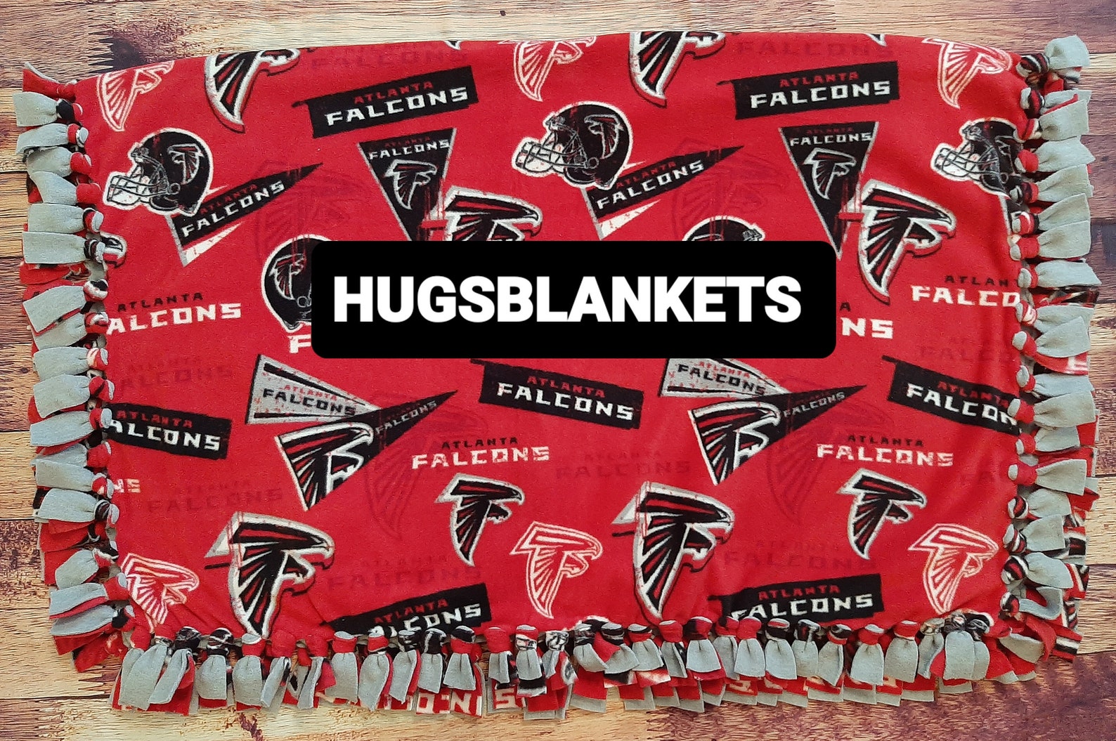 Atlanta Falcons Fleece Blankets No Sew Knotted Fleece Etsy