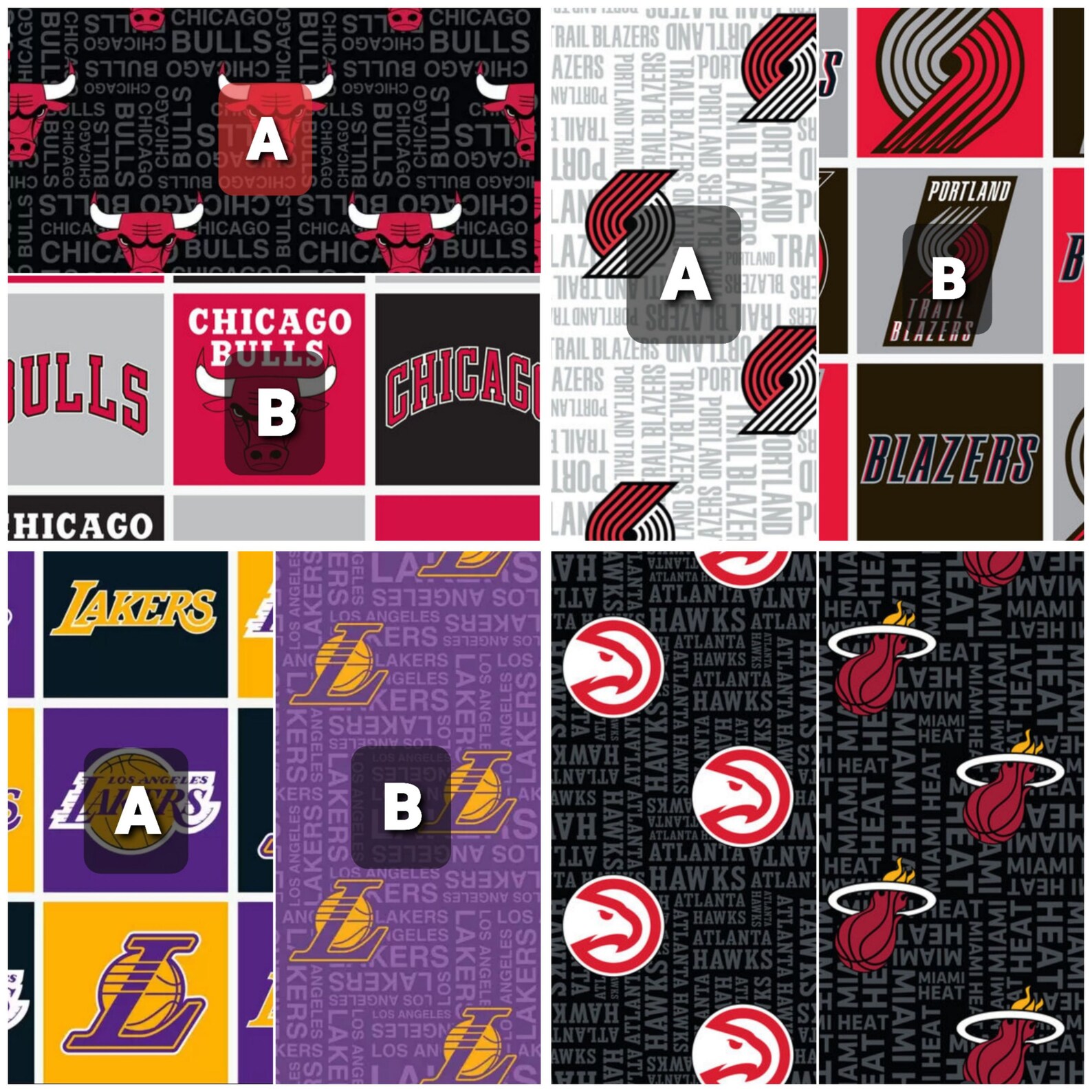 Pick Your Favorite Team NBA Blanket Sports Blanket No Sew Etsy
