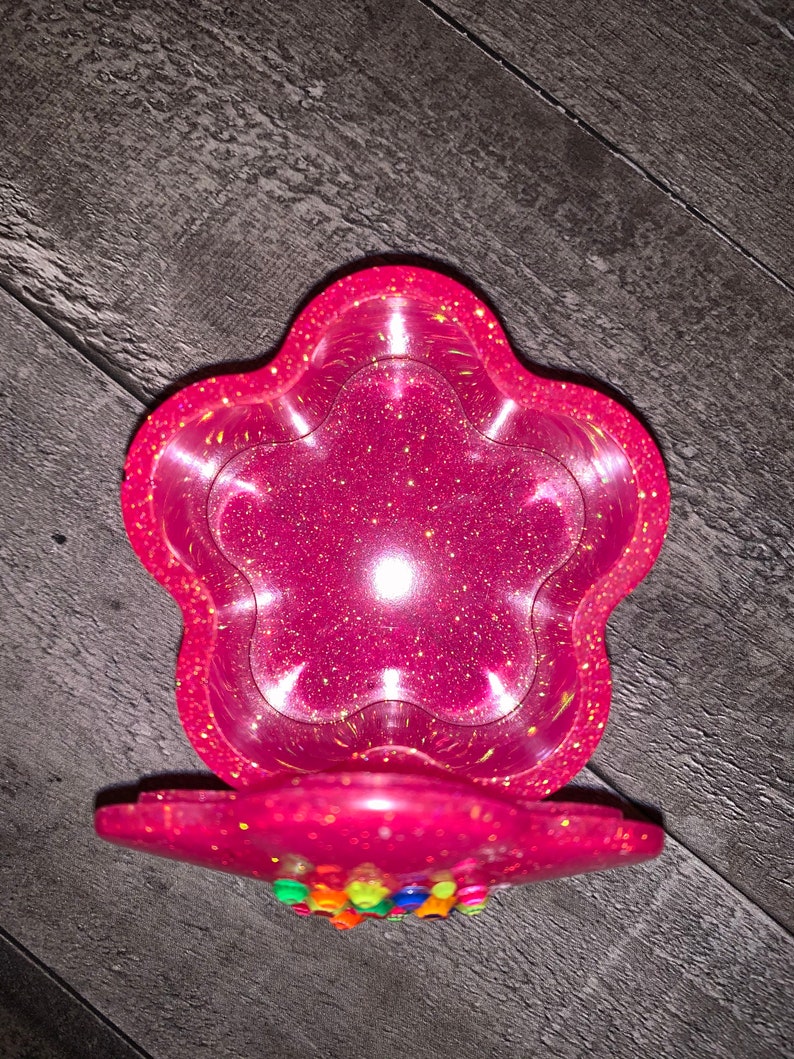 Resin Trinket Dish With Rhinestone Detail