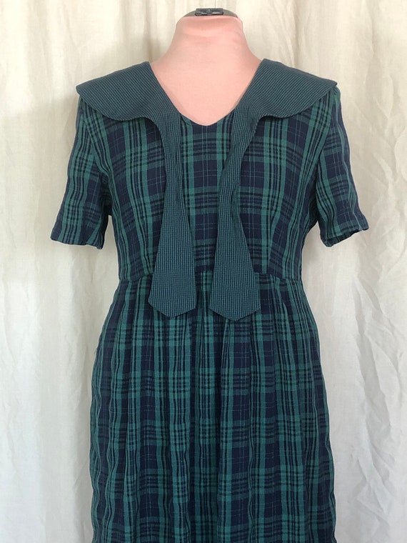 1980s Miss Dorby Forest Green and Navy School Gir… - image 3