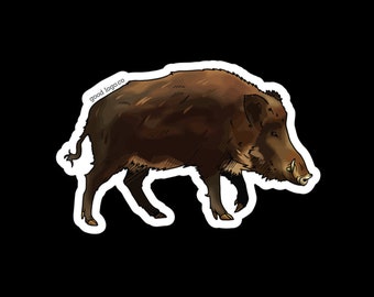 The Wild Pig Sticker