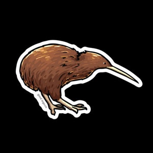 The Kiwi Bird Sticker, Neuseeland Sticker, NZ Sticker