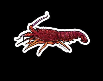 Crayfish Sticker, Waterproof
