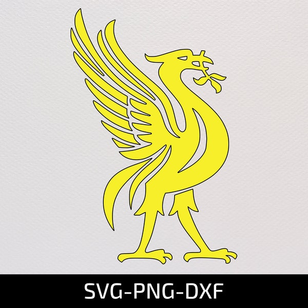 Liver Bird SVG, SVG Files For Cricut, SVG Files, Juergen Klopp Svg, Liverpool Png, Liverpool Poster, Liverpool Gifts, Liverpool Decoration