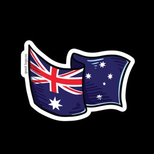 The Australian Flag Sticker, Australia Sticker, Australian Sticker