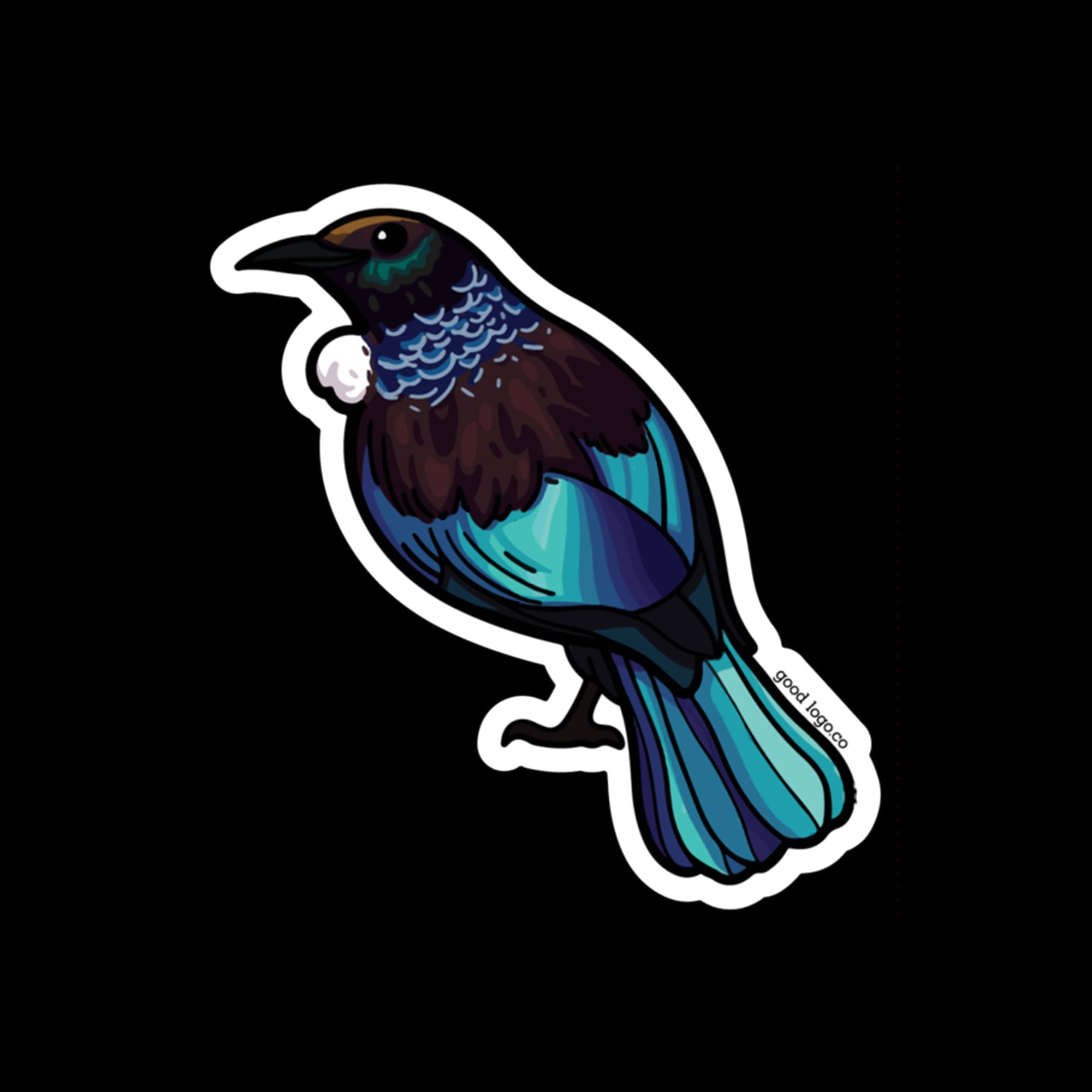 The Tui Sticker, New Zealand Sticker, NZ Sticker Etsy Ireland