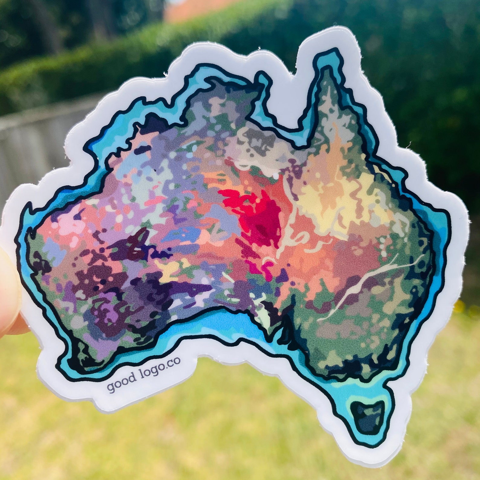 The Australia Sticker, Australia Sticker, Australian Sticker Etsy