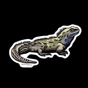The Tuatara Sticker, New Zealand Sticker, NZ Sticker