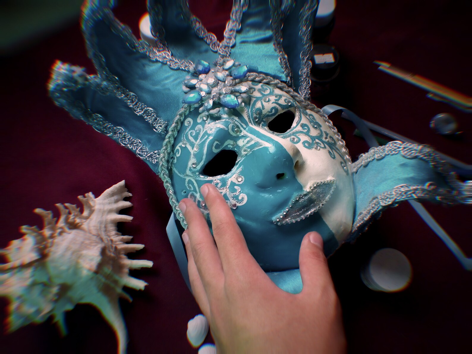 Le masque du bouffon masque vénitien en papier mâché Etsy