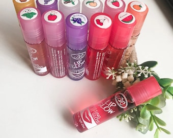 Lip Glow Kissing Fruit Gloss- 90s lip gloss- fruit flavor gloss- lip glow fruit