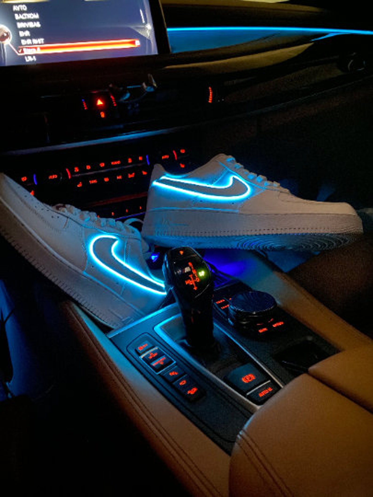 Custom Nike Women Shoes Light up Nike Air Force 1's | Etsy