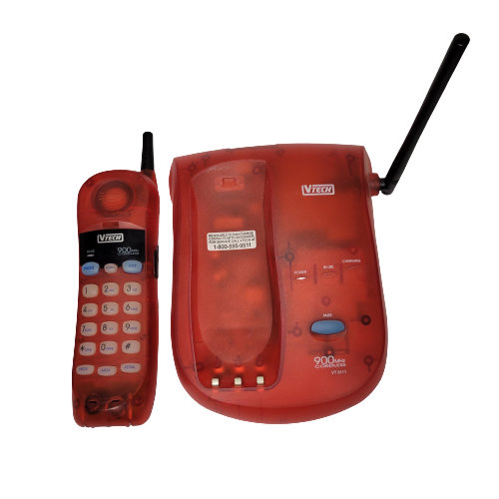 Vintage 90s 1999 VTech The Fone See Thru Cordless Phone with Etsy