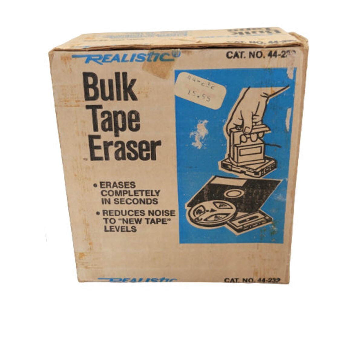 Vintage 1983 Radio Shack Realistic Bulk Tape Eraser 44232 W Etsy
