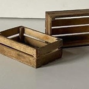 1/12TH SCALE Dolls House miniature fruit / vegetable crate - style 3