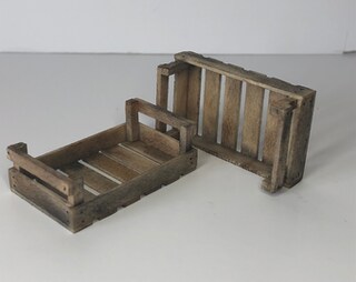 Botti In Legno Western Per Casa Delle Bambole - Scala 1:12 - Arredamento In Miniatura (Messico)