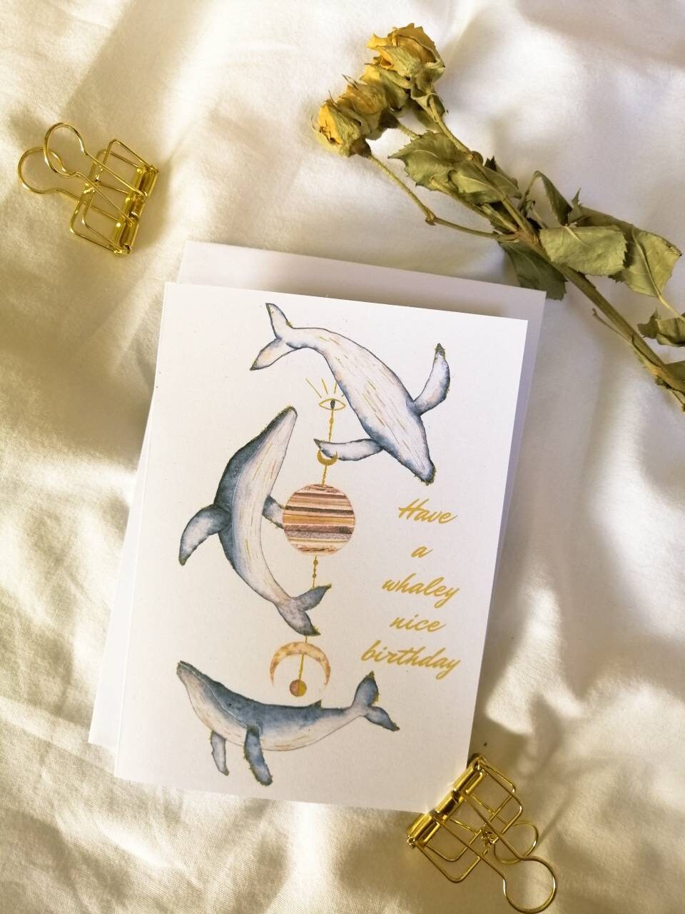 Funny Birthday Card for Friend, Watercolor Card, Art Print Cards, Punny ...