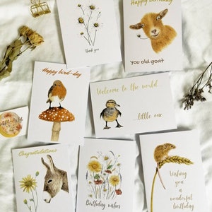 Set di biglietti d'auguri, biglietti con stampa artistica, pacchetto di biglietti d'auguri originali, pacchetto di biglietti di compleanno, biglietti vuoti con set di buste, regalo di compleanno, mamma