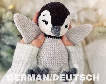 PDF DEUTSCHE Häkelanleitung für das Pinguinbaby "Pia", Design von Nadelkunst.Handmade by Anne