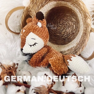 PDF DEUTSCHE Anleitung für den Schmusefuchs &quot;Finny&quot; Design von Nadelkunst.Handmade by Anne