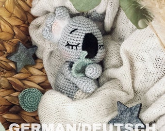 PDF DEUTSCHE Häkelanleitung für den Koala "Phil", Design von Nadelkunst.Handmade by Anne