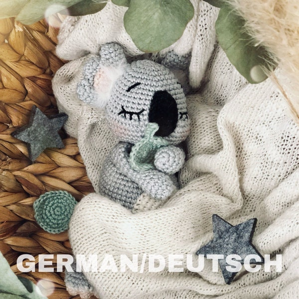 PDF DEUTSCHE Häkelanleitung für den Koala "Phil", Design von Nadelkunst.Handmade by Anne