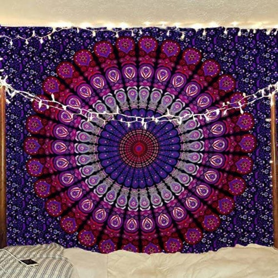 Mandala Wall Hanging Bed Sheets Large Bedroom Dorm Decor, Indian Wall Tapestry Mandala Wall Hanging Bed Sheets Large Bedroom Dorm Decor, Indian Wall Tapestry