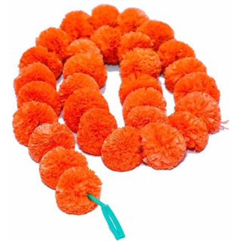 Lot of Artificial Orange Marigold Flower Garlands Vine Wedding Etsy