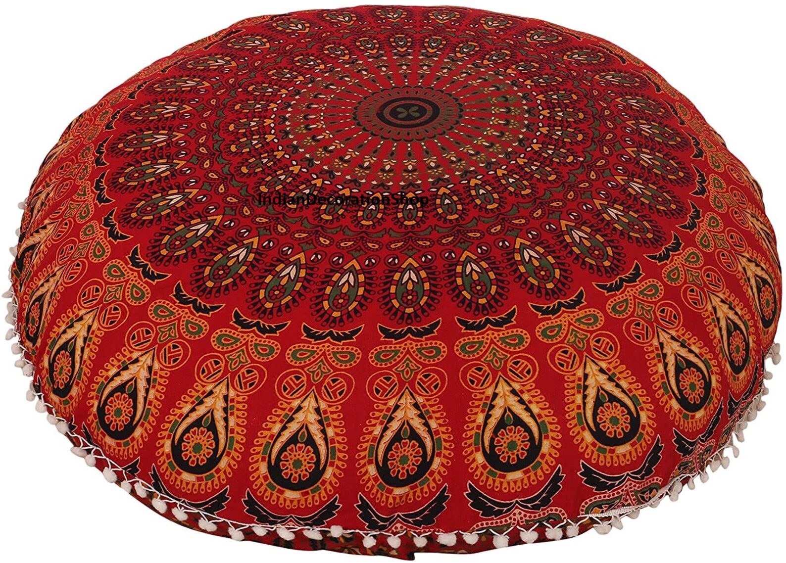 32 Round Large Mandala Floor Pillows Round Bohemian Etsy
