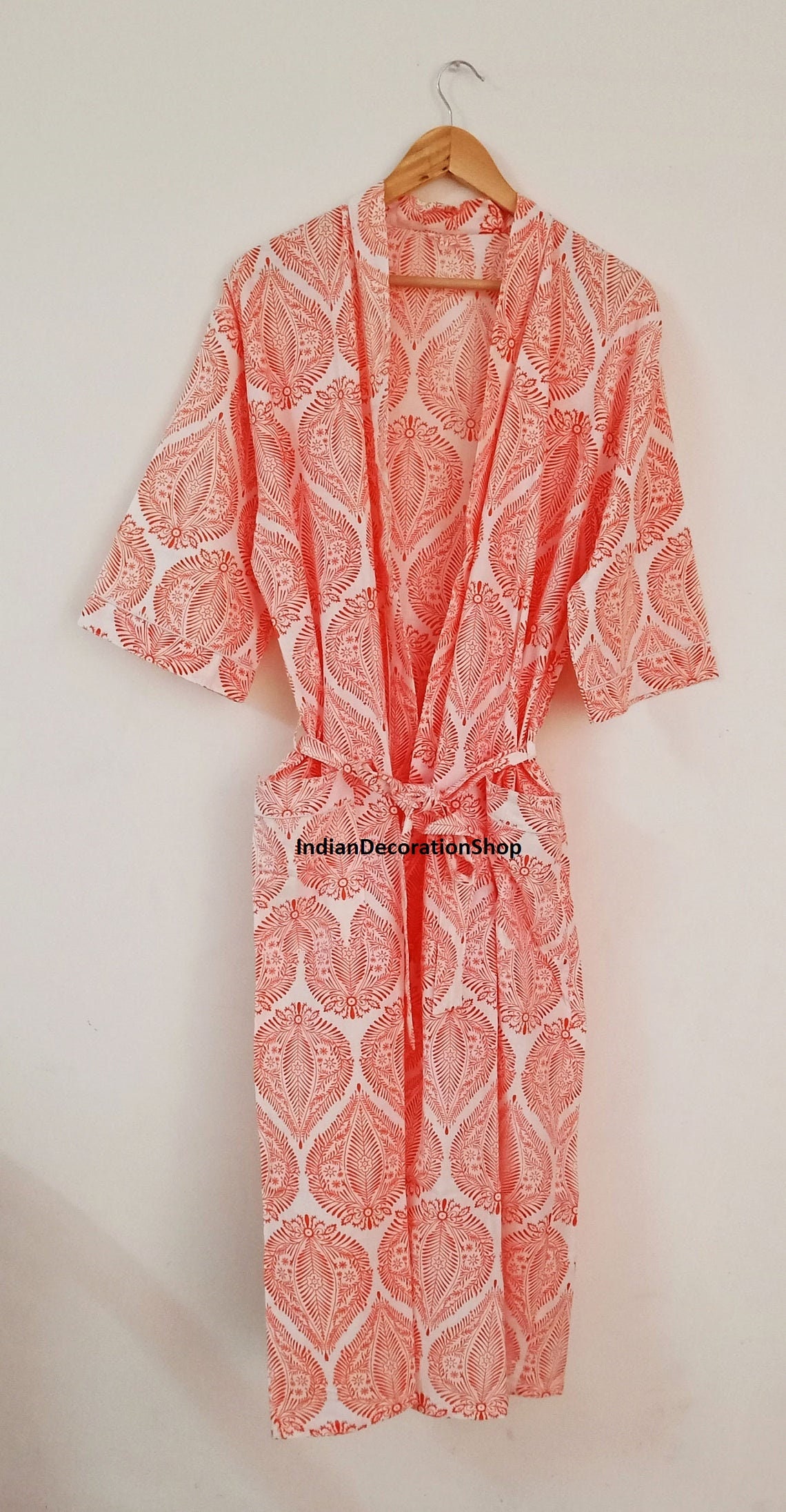 Cotton Kimono for Women Dressing Gown Multi Bird Printed Etsy